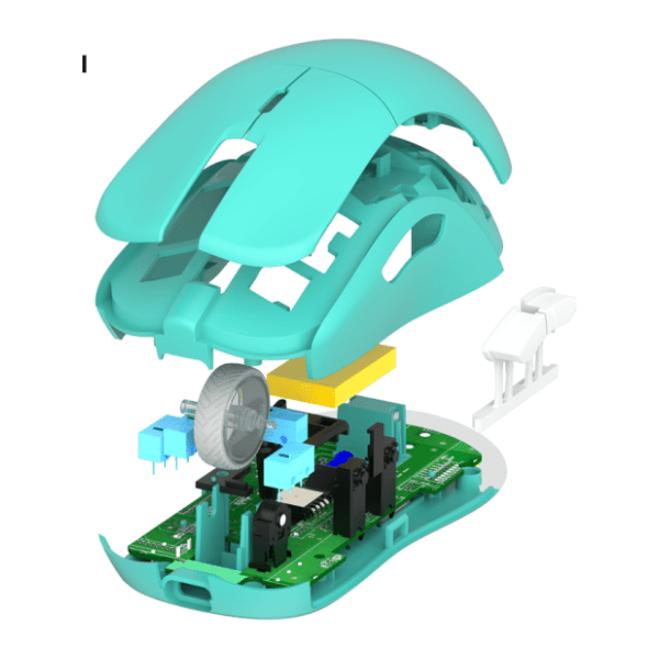 FANTECH bežični miš XD3 Helios Mint Edition 5