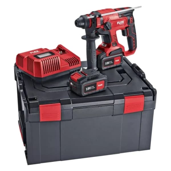 FLEX CHE18-EC5.0 SET aku elektro pneumatski čekić 0