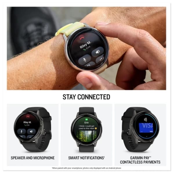 GARMIN Venu 4 45mm Black pametni sat 8