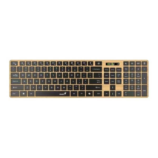 GENIUS bežična tastatura SlimStar 7250BT AI Pine Wood SR(YU) 0
