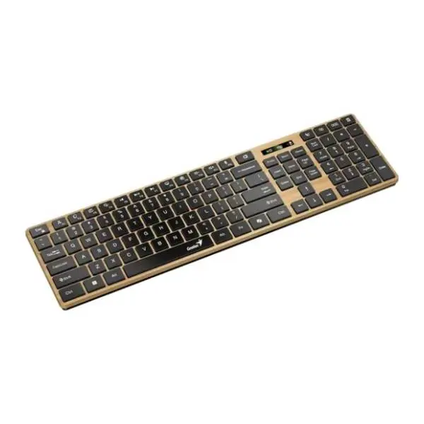 GENIUS bežična tastatura SlimStar 7250BT AI Pine Wood SR(YU) 3