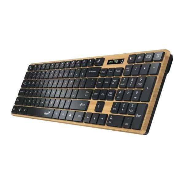GENIUS bežična tastatura SlimStar 7250BT AI Pine Wood SR(YU) 4