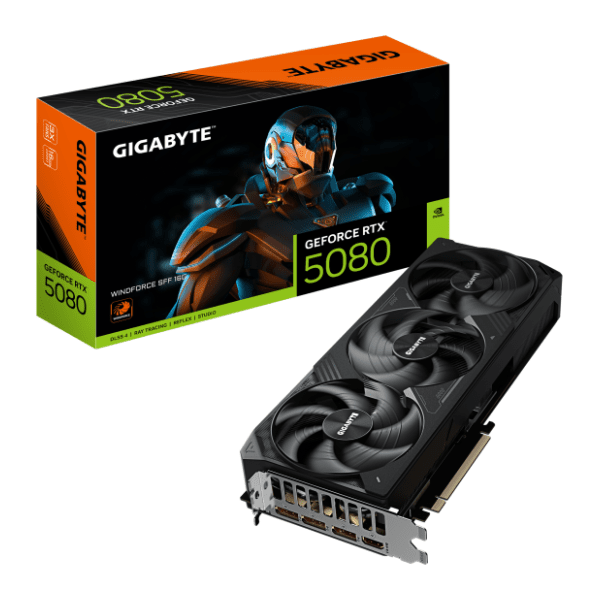 GIGABYTE nVidia GeForce RTX 5080 WINDFORCE SFF 16GB GDDR7 256-bit grafička kartica 0