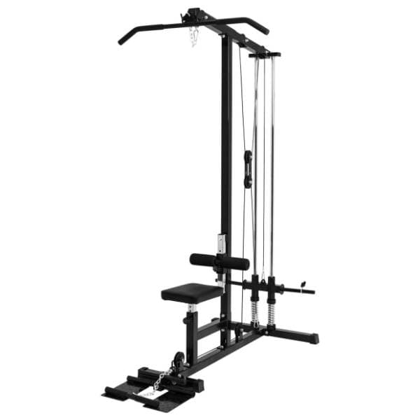 GORILLA SPORTS multifunkcionalna lat mašina crna 0