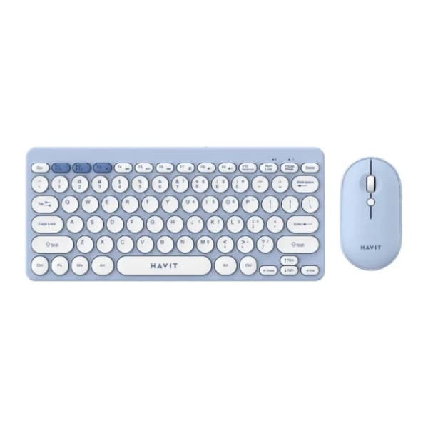 HAVIT set bežični miš i tastatura KB279GCM plavi 0