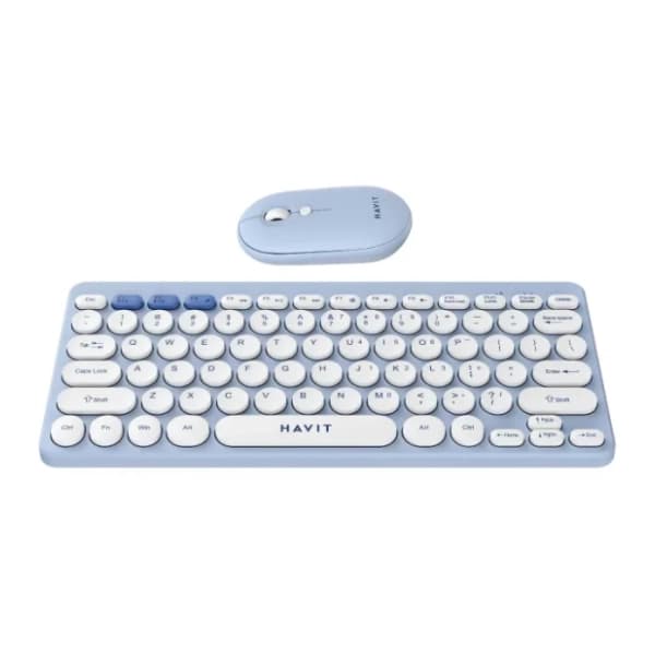 HAVIT set bežični miš i tastatura KB279GCM plavi 1