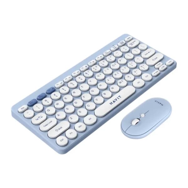 HAVIT set bežični miš i tastatura KB279GCM plavi 3