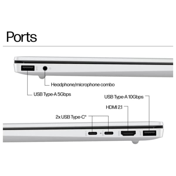 HP laptop OmniBook 5 AI 16 Ultra 7 255U 16GB 1TB Win11Home (B5PX1UA) 4