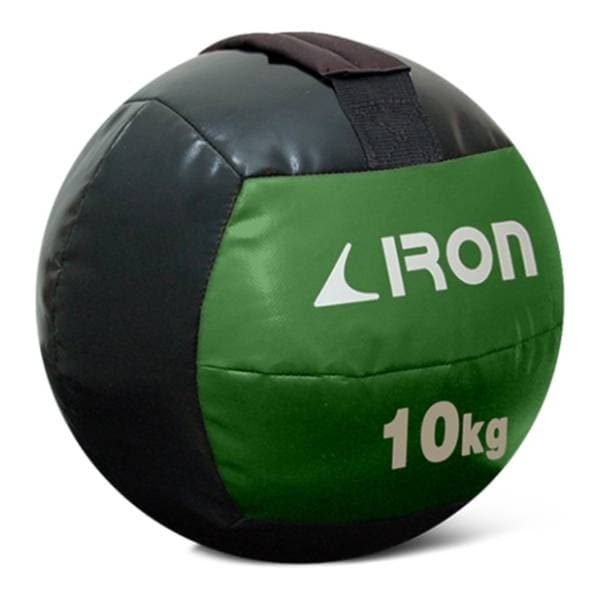 IRON SPORT 10kg Wall Ball lopta za bacanje sa ručkama 0