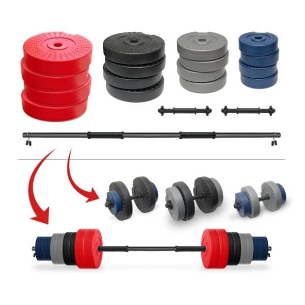 IRON SPORT 82kg set tegova 2+1 šipka 0