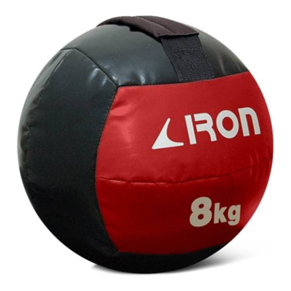 IRON SPORT 8kg Wall Ball lopta za bacanje sa ručkama 0