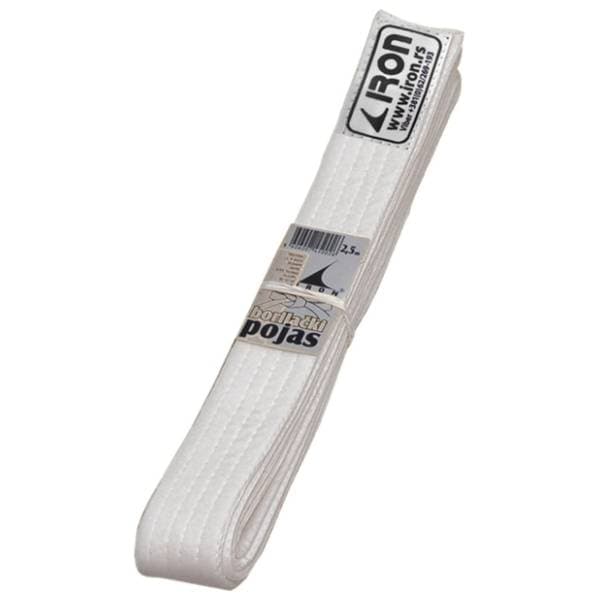 IRON SPORT beli pojas za borilačke sportove 2,4m 0