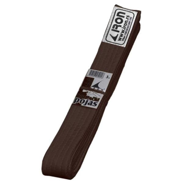 IRON SPORT braon pojas za borilačke sportove 3m 0