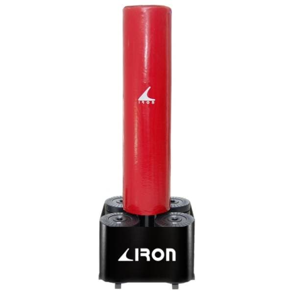 IRON SPORT crveni samostojeći džak za boks i 140kg tegova 0