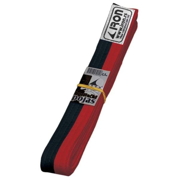 IRON SPORT crveno crni pojas za borilačke sportove 2,4m 0