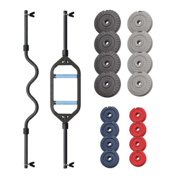 IRON SPORT set tegova 48kg + 2 šipke 0