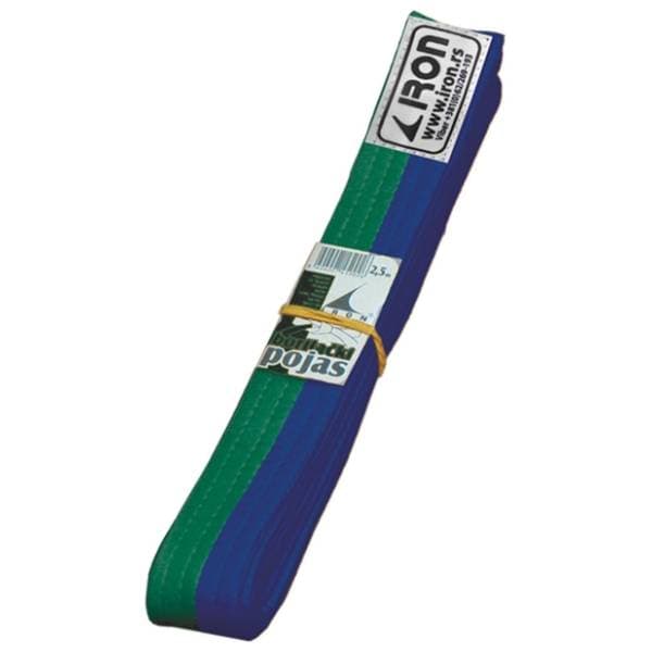 IRON SPORT zeleno plavi pojas za borilačke sportove 2,4m 0