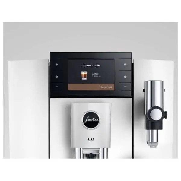 JURA aparat za kafu E8 Piano White 3