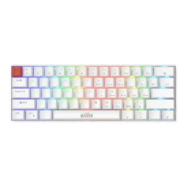 MARVO tastatura KG933G Saber 61 White 0