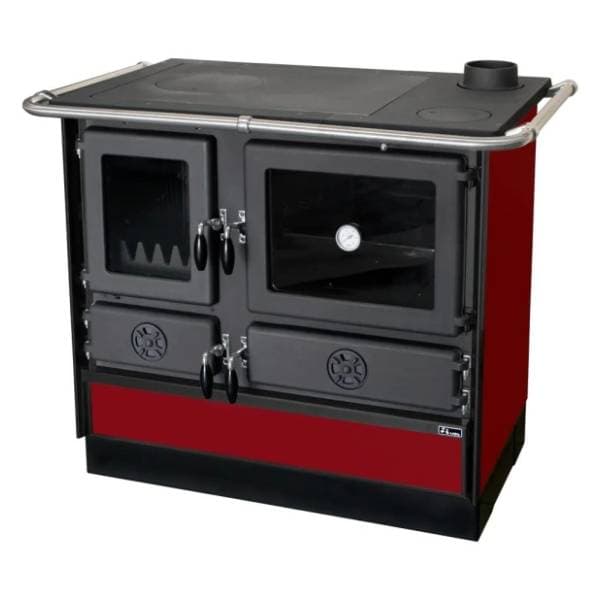 MBS šporet na čvrsto gorivo Magnum Plus 4D desni crveni 0