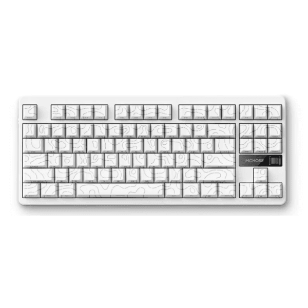 MCHOSE bežična tastatura G87 white 0