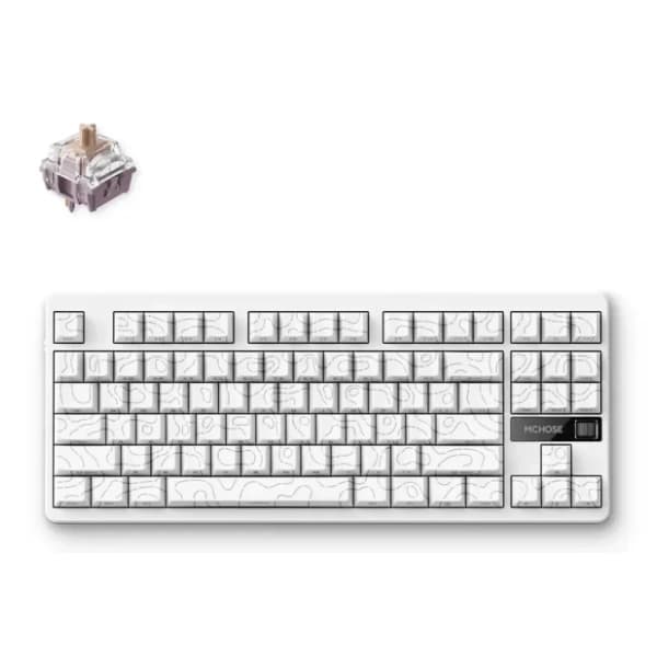 MCHOSE bežična tastatura G87 white 1