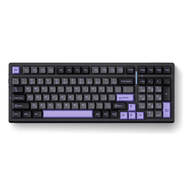 MCHOSE bežična tastatura G98 Pro black purple 0