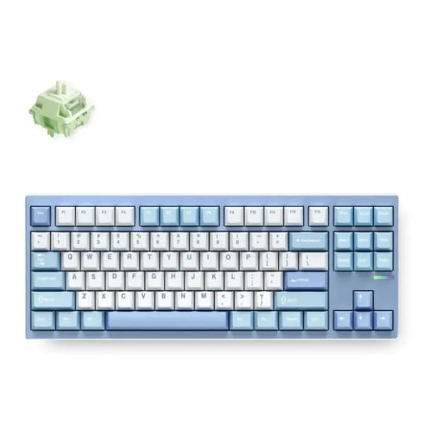 MCHOSE bežična tastatura GX87 Lite blue nano spraying 1