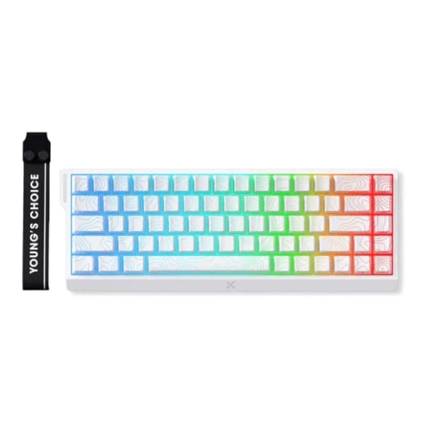 MCHOSE tastatura Ace 68 Hall Effect Magnetic Switch white 0