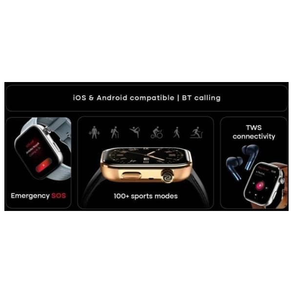 NOISE ColorFit PRO6MAXBR Brown Titanium pametni sat 9