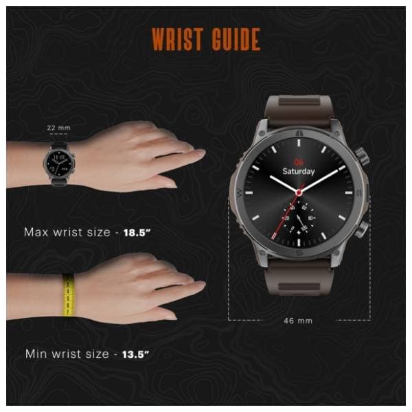 NOISE NoiseFit ENDEAVOURBK crni pametni sat 12