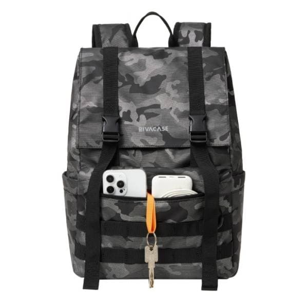 RIVACASE ranac za laptop Sherwood Roltop 7621 siva camo 15.6 1