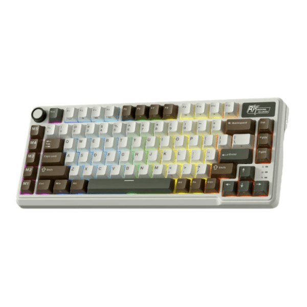 ROYAL KLUDGE bežična tastatura L75 Cream Switch Palm Green US 0