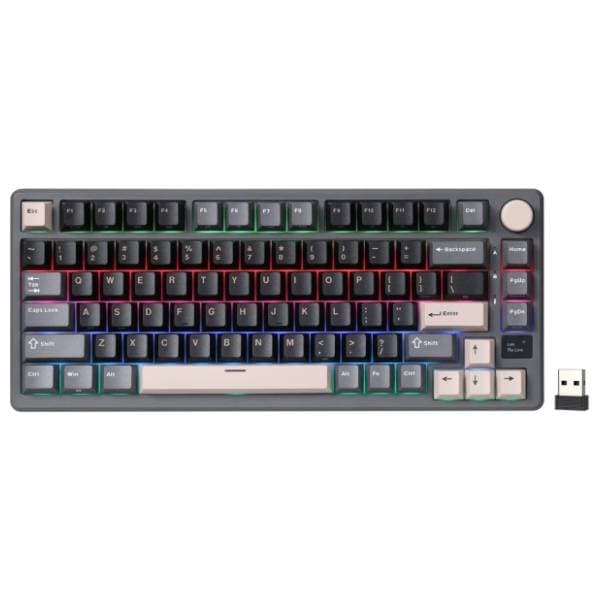 ROYAL KLUDGE bežična tastatura M75 Blue Switch Phantom US 0