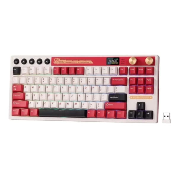 ROYAL KLUDGE bežična tastatura M87 Brown Switch Famicom US 1