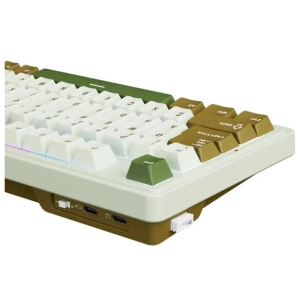 ROYAL KLUDGE bežična tastatura N99 Cream Switch Palm Green US 3