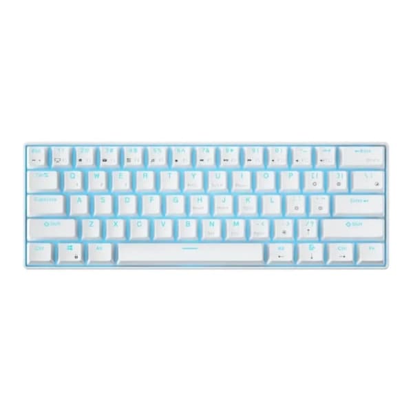 ROYAL KLUDGE bežična tastatura RK61 Red Switch White US 0