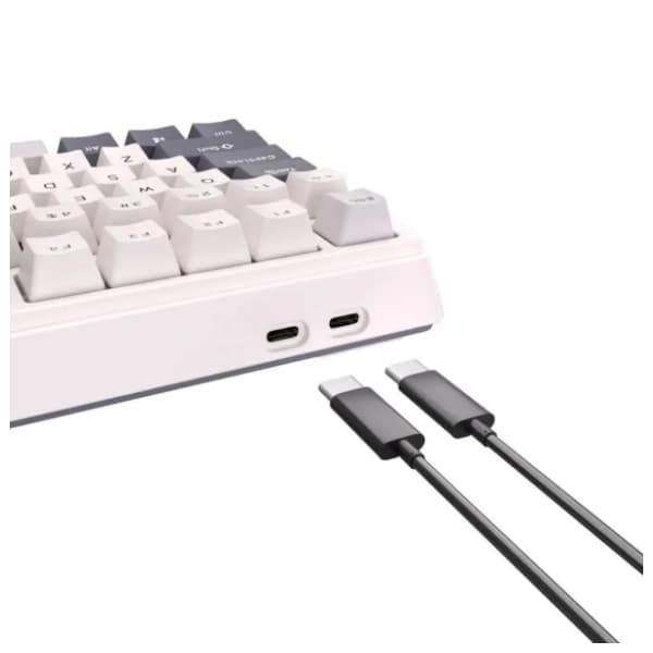 ROYAL KLUDGE bežična tastatura RKH81 Brown Switch White US 1