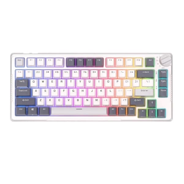 ROYAL KLUDGE bežična tastatura RKH81 Brown Switch White US 0