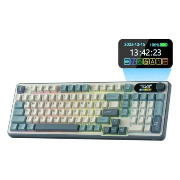 ROYAL KLUDGE bežična tastatura S98 Chartreuse Switch Cloud US 1