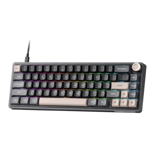 ROYAL KLUDGE tastatura R65 Brown Switch Black US 1