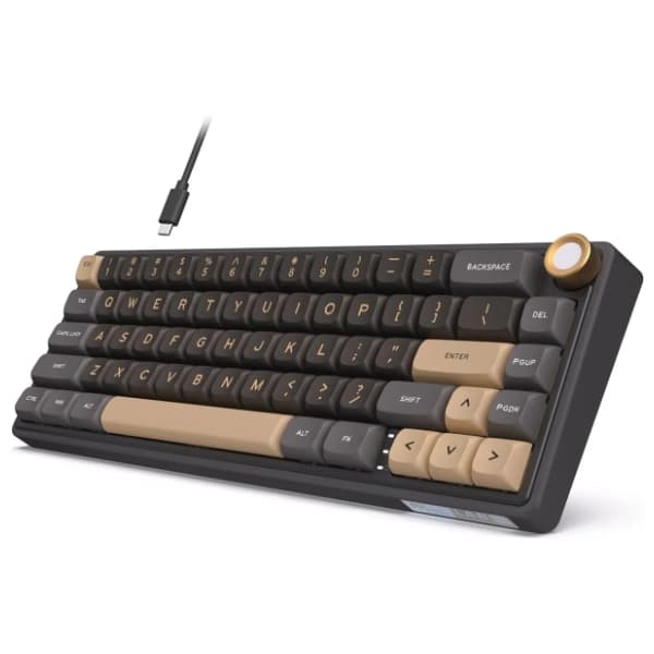 ROYAL KLUDGE tastatura R65 Chartreuse Switch Black US 0