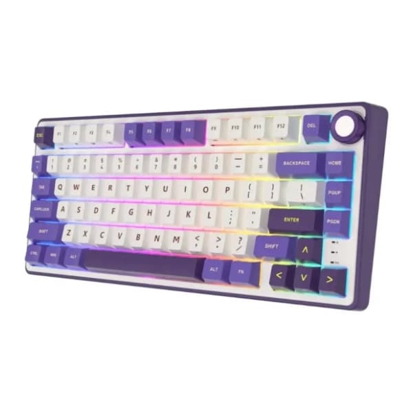 ROYAL KLUDGE tastatura R75 Silver Switch Blackberry US 1