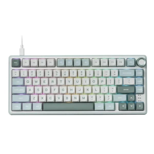 ROYAL KLUDGE tastatura R75 Sky Cream Switch Cyan US 0