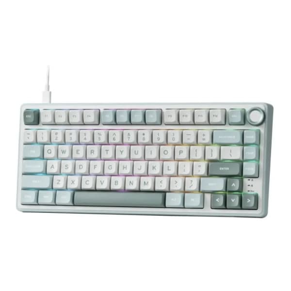 ROYAL KLUDGE tastatura R75 Sky Cream Switch Cyan US 1