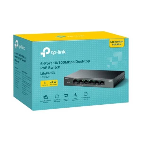 TP-LINK LS106LP(UN) 6-port switch 3