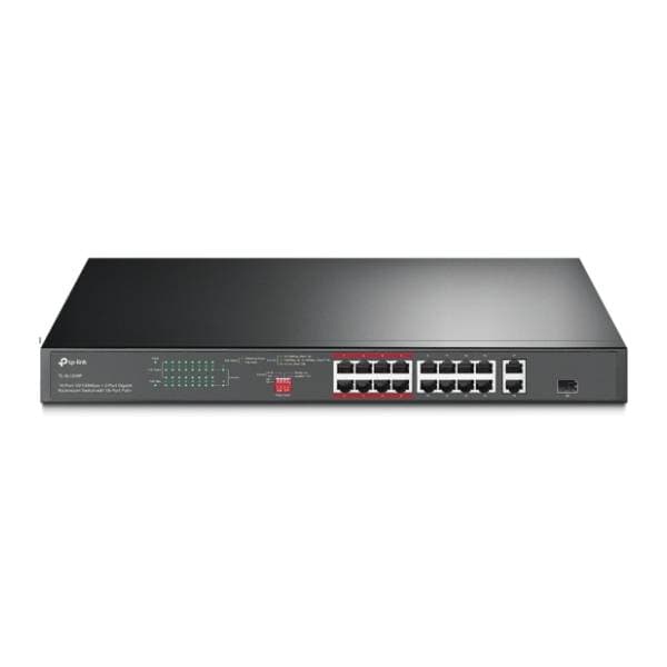 TP-LINK TL-SL1218P 16-port switch 0
