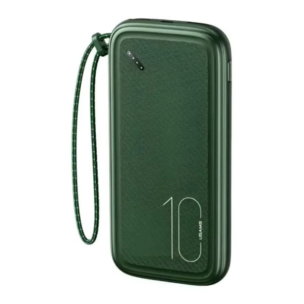 USAMS 10000mAh 10W Green power bank 0