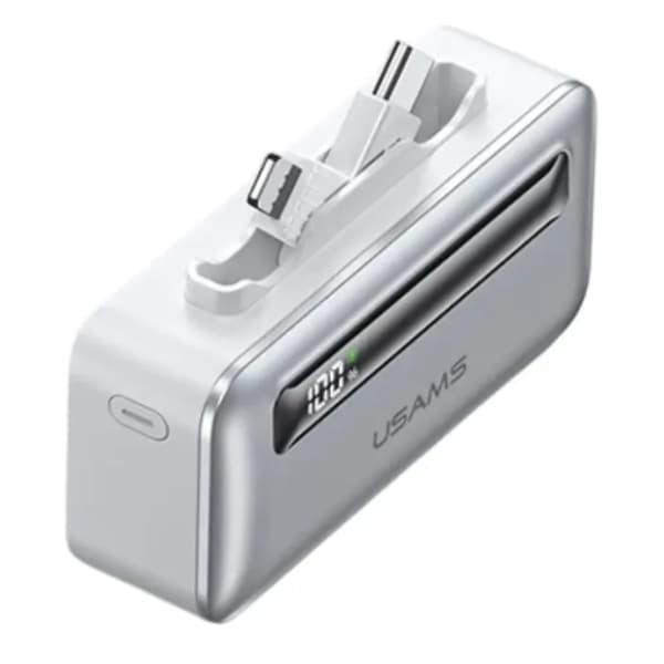 USAMS 4500mAh 20W Silver power bank 1