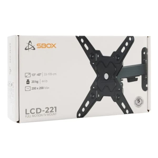 Zidni nosač za TV S BOX LCD 221-2 43" 3